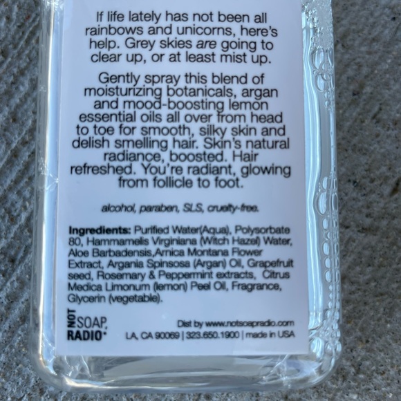 Not Soap Radio Lemon + Sugar Fragrance NEW 4.2 oz travel - Picture 4 of 4